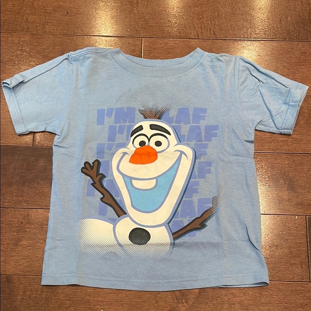Disney Olaf Blue Short Sleeve Tee
